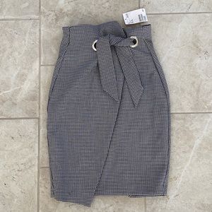 H&M Houndstooth Pencil Skirt NWT